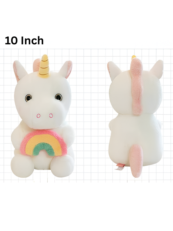 10-Inch Rainbow Unicorn Plush – Cute Stuffed Animal ST15534.