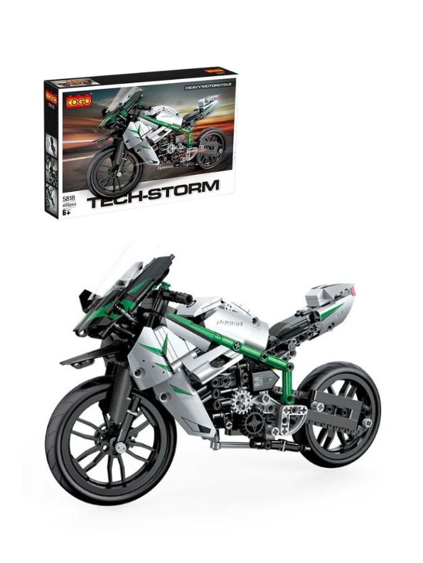 XtremeRider - Educational Assembly Block Set | DIY Motorcycle Building Kit for Kids - MD532