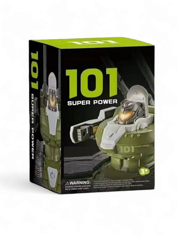 Super Power Tank Toy for Kids - Green (L-40) | Durable & Safe Toy - Toyloft