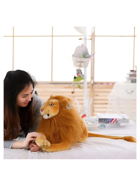 108cm Giant Lion Plush Toy – Lifelike Realistic Stuffed Animal Large Simba Soft Toy ST13977.