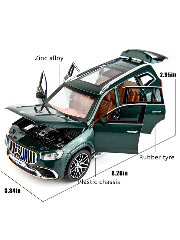 Mercedes-Benz GLS63 AMG Metal Diecast Car Scale 1:24 - Green (TV-AG-24) - Toyloft