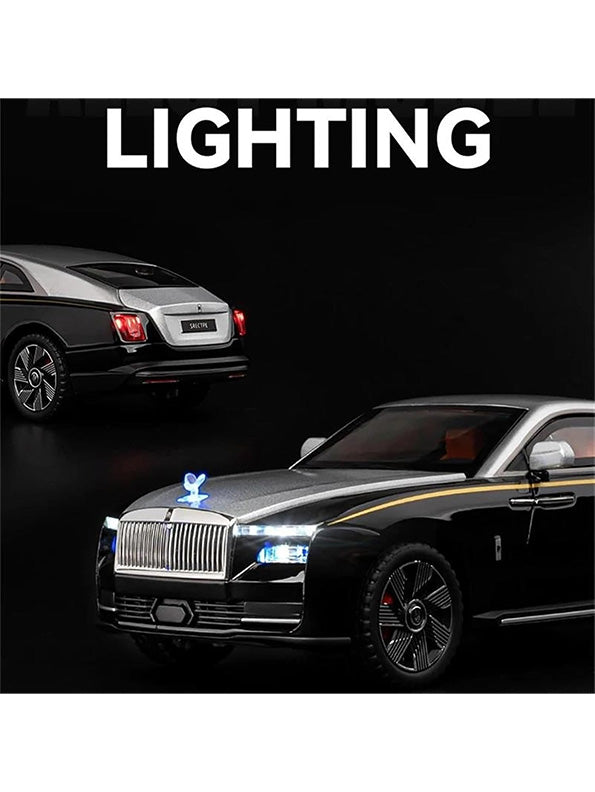 Rolls Royce Ghost Coupe Model Diecast Car Scale 1:24-Silver (TM-AG-24) - Toyloft