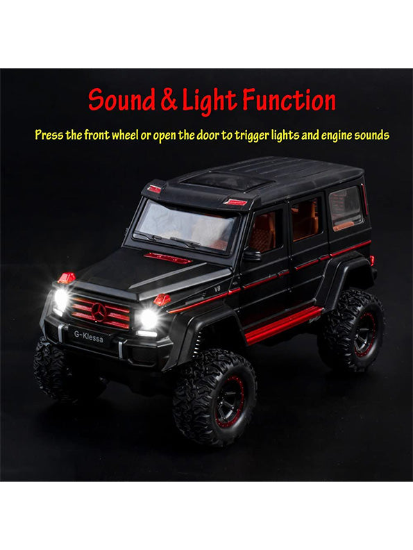 Mercedes Benz G-Class 4х4 Metal Diecast Car - Scale 1:32 - Black (TV-AG-24) - Toyloft