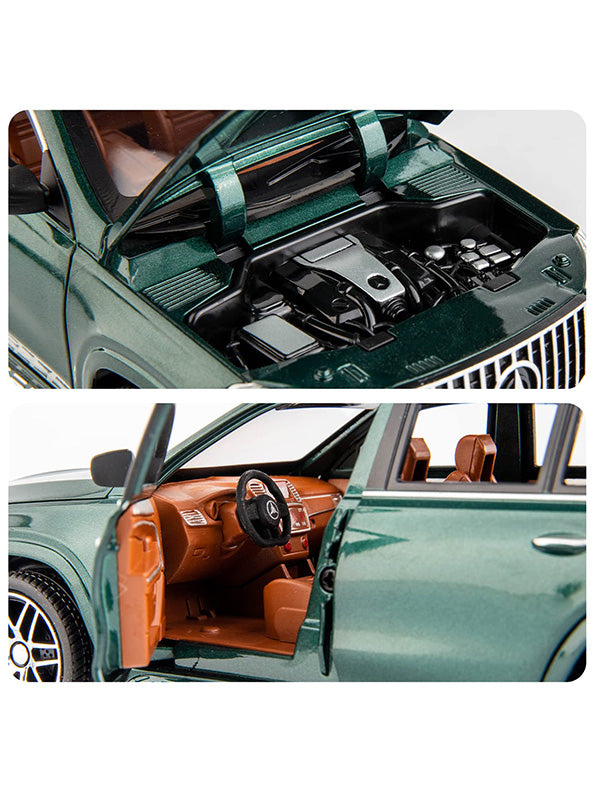 Mercedes-Benz GLS63 AMG Metal Diecast Car Scale 1:24 - Green (TV-AG-24) - Toyloft