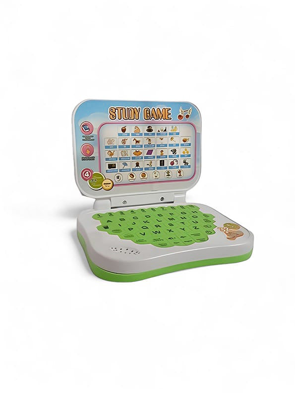 Mini Laptop With Sounds for Kids - Green (L-87) - Toyloft