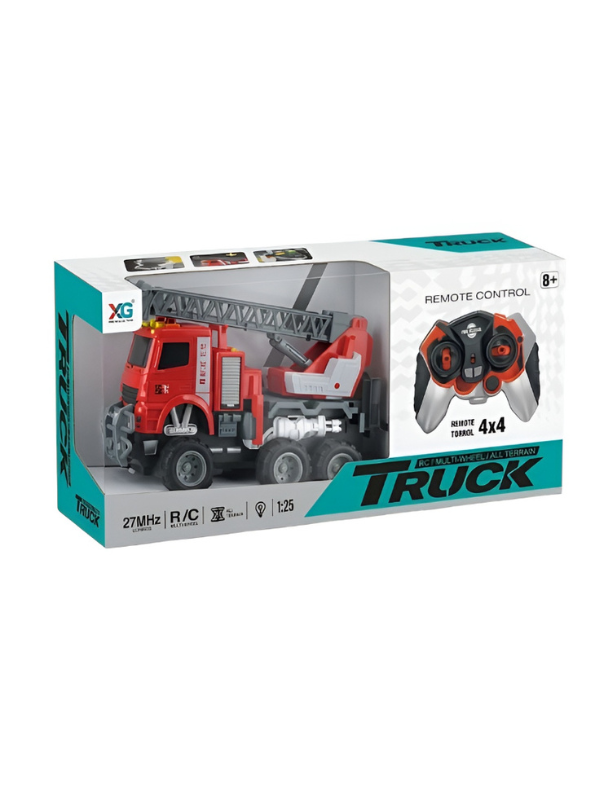 1:25 RC Crane Truck Toy with Extendable Boom & 6-Wheel Drive TV5379.