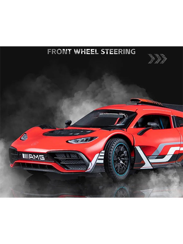Mercedes-AMG One Model Metal Diecast Car Scale 1:24 - Red (TV-S-24) - Toyloft