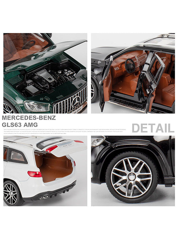 Mercedes-Benz GLS63 AMG Metal Diecast Car Scale 1:24 - Green (TV-AG-24) - Toyloft