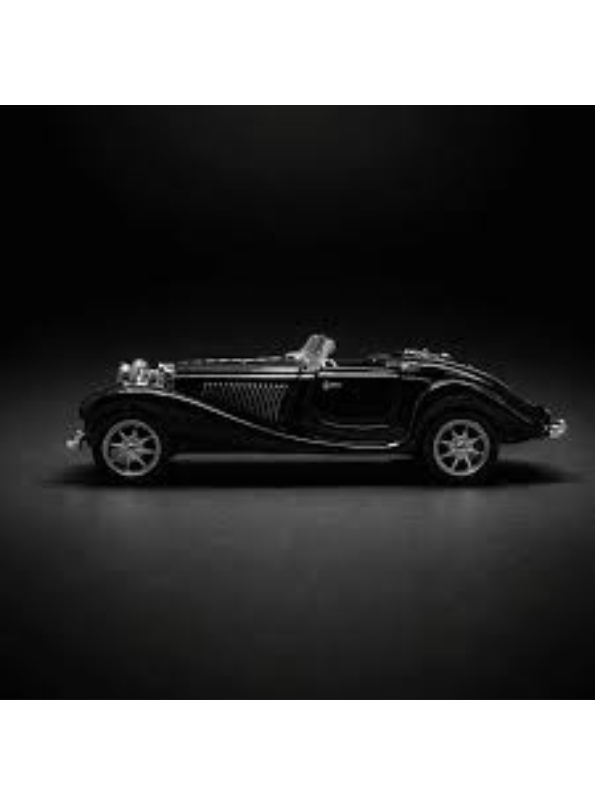 1936 Mercedes-Benz 500K Special Roadster Vintage Diecast Model Car – Black 1:36 Premium Alloy Pull-Back Miniature Car Openable Doors LMI16724