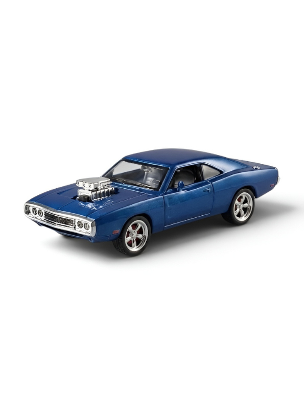1970 Dodge Charger Diecast Alloy Model Car 1:24 Scale | Lights, Sound & Pull-Back Action TV5608