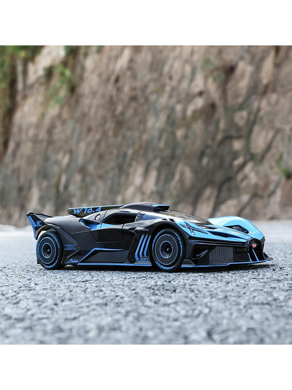 Bugatti Bolide Metal Diecast Car - Scale 1:24 - Blue (TV-AG-24) - Toyloft