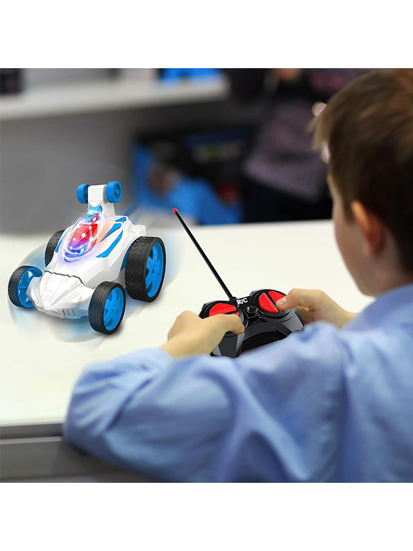 Remote Control Stunt Car for Kids Blue (L-152) - Toyloft