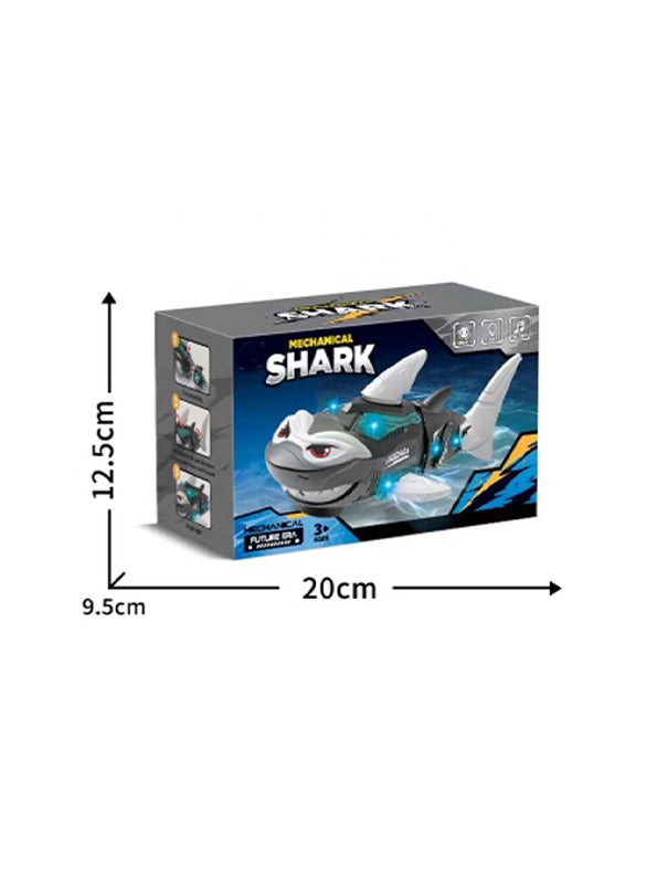 Futuristic Shark Toy For Kids - Music & Lights - Moving Fin & Tail - Toyloft