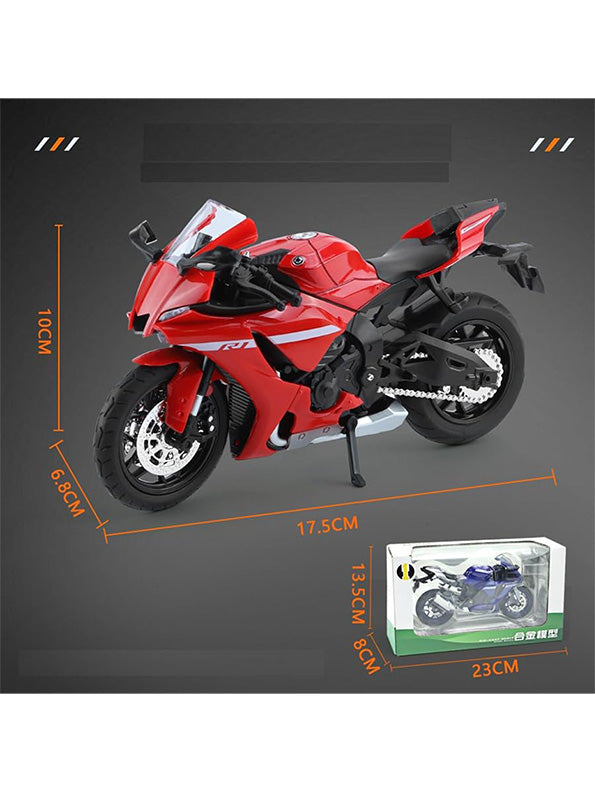 Yamaha YZF-R1 Model Metal Diecast Bike - Red (TV-AG-24) - Toyloft