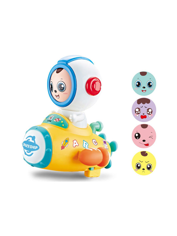 Cute Face Changing Astronaut Toy For Kids | Music & Lights - Toyloft