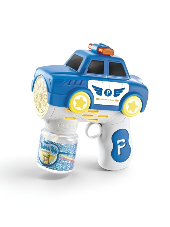 2-in-1 Electric Police Car Bubble Gun LMI16590.