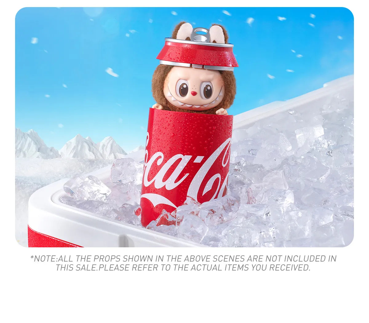 Pack Of 3 - THE MONSTERS COCA-COLA SERIES - Vinyl Face Blind Box