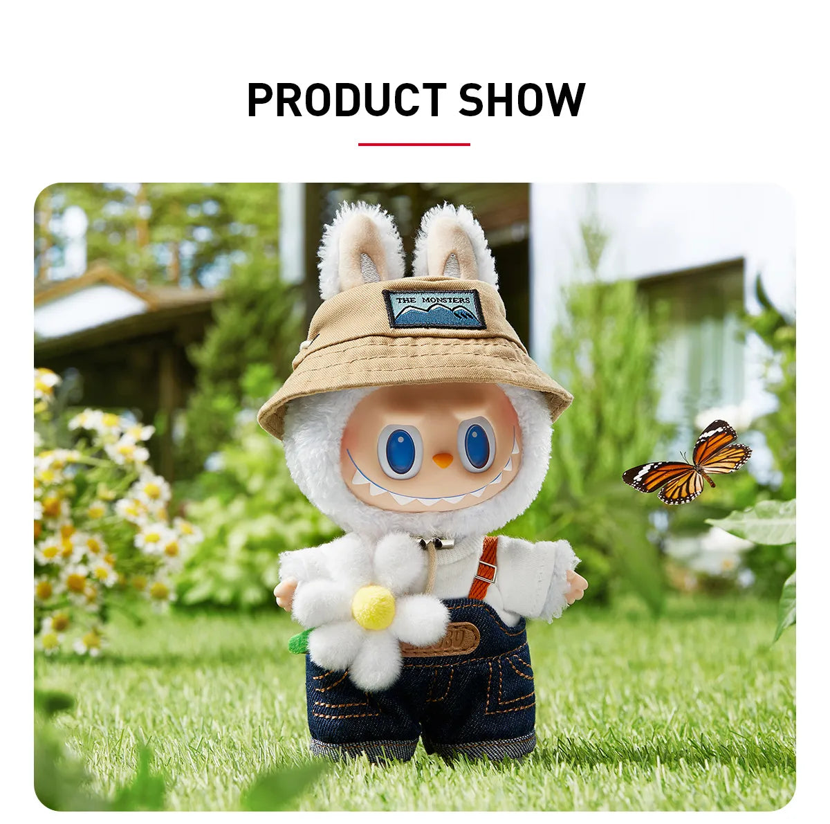 THE MONSTERS FALL IN WILD SERIES-Vinyl Plush Doll Pendant Official Authentic Barcoded Pop Mart Labubu