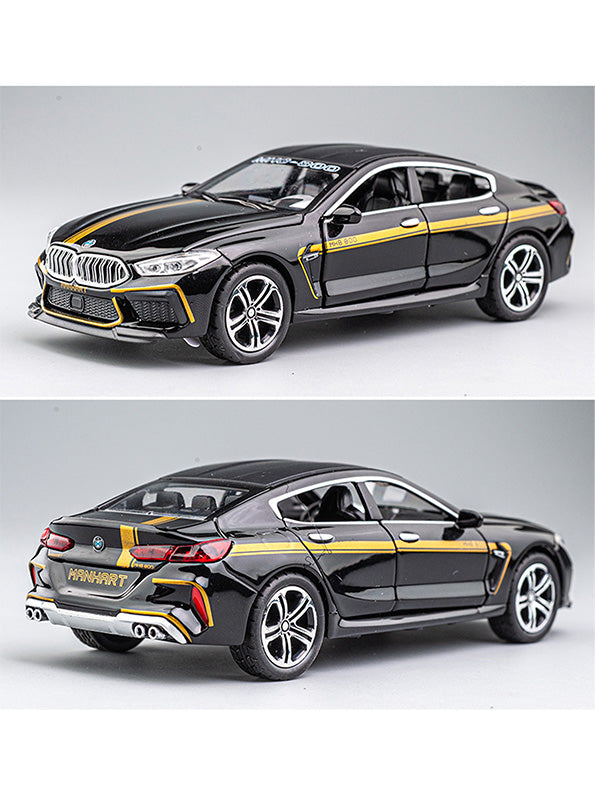BMW M8 MH8 800 Model Diecast Car 1:24 Scale - Black (TV-S-24) - Toyloft