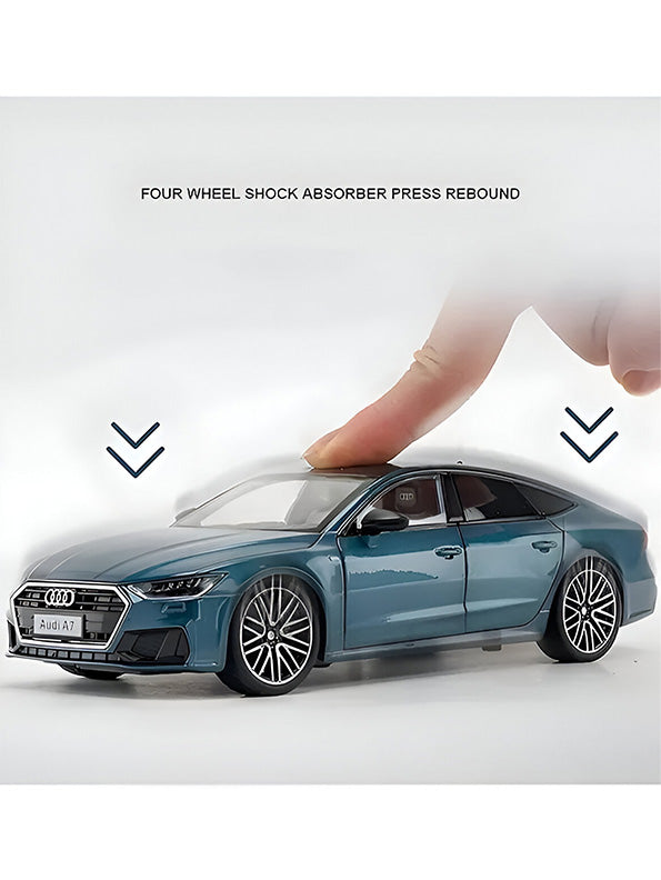 Audi A7 1:24 Scale Diecast Metal Model Car – Blue (MD-N-24)