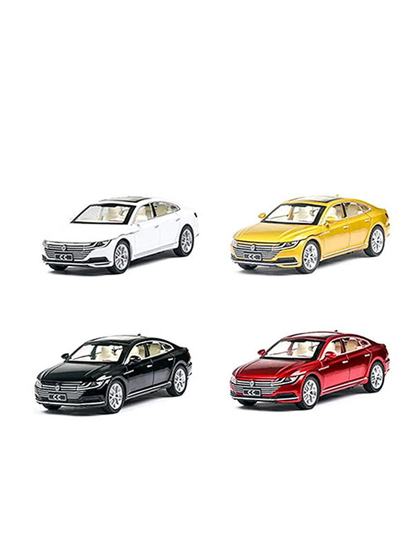 CC 1:32 Diecast Scale Model Alloy Metal Pull Back Toy Car For Kids - Black - Toyloft