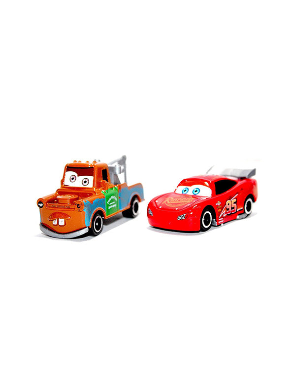 Pack of 6 McQueen Multi Colour Car Set (MS-S-24): Lightning McQueen, Flash McQueen, and Hot Wheels Collection for Real Cars 2 & 3 Fun! - Toyloft