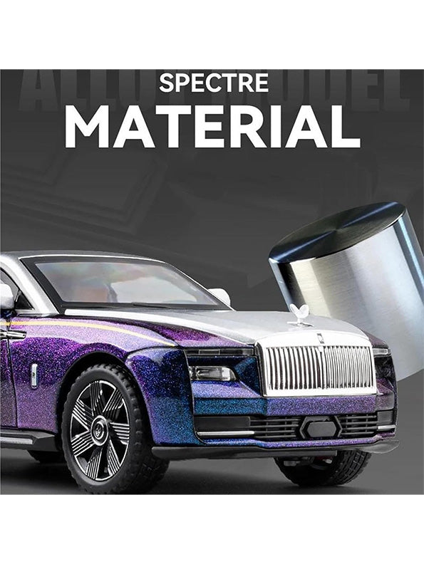 Rolls Royce Ghost Coupe Model Diecast Car Scale 1:24-Purple (TM-AG-24) - Toyloft