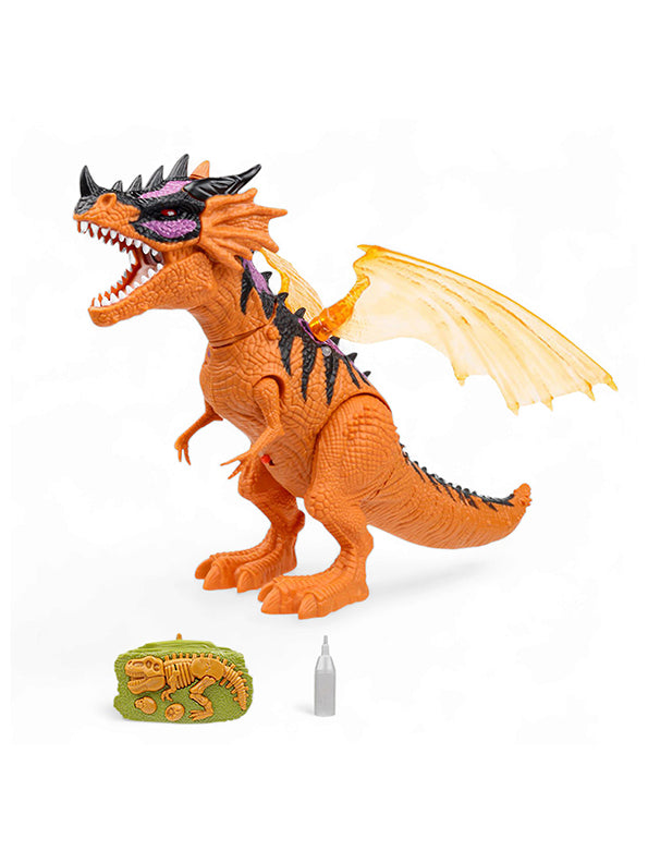 Dinosaur Toy Remote Control Dinosaur For Kids - Brown (L-102) - Toyloft