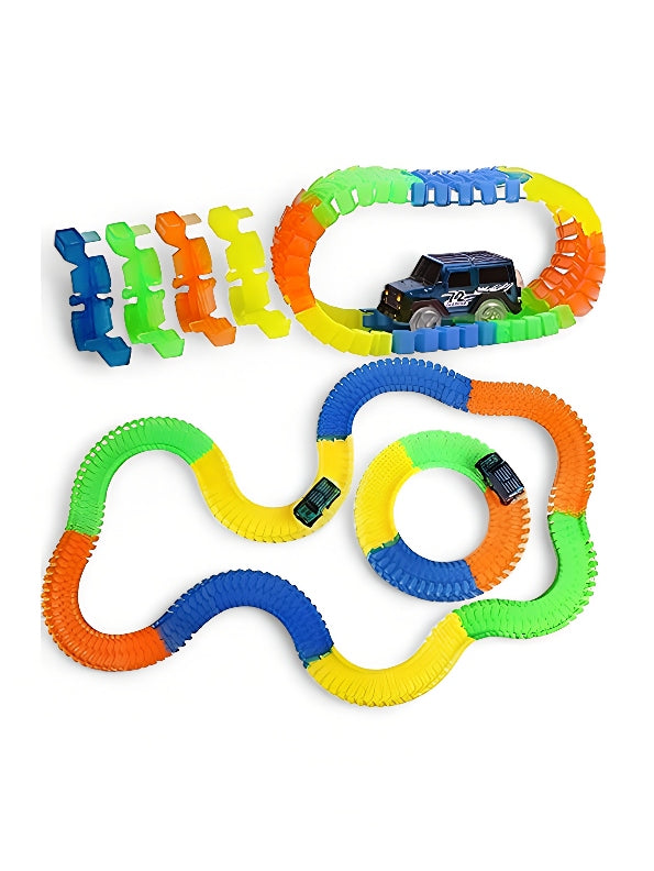 Track Racer Car Set Toy For Kids 80 Pics (L-108) - Toyloft