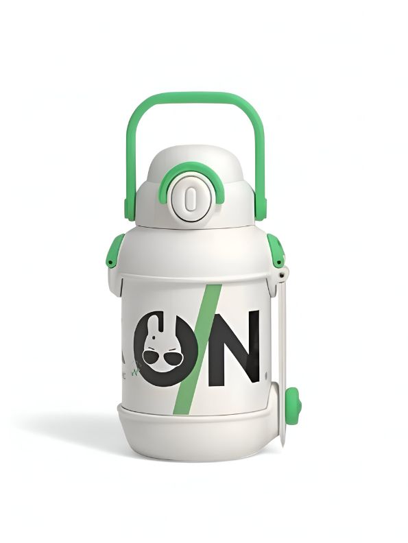 2 in 1 Sipper with Handle & Neck Carry for Kids – 1000ml Leak-Proof Water Bottle with Box NOV12437.