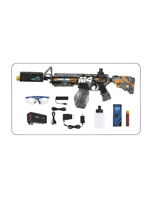 3-in-1 M4 Gel Blaster Toy Gun, Electric Water Bead Blaster with Water Spray LMI16881.