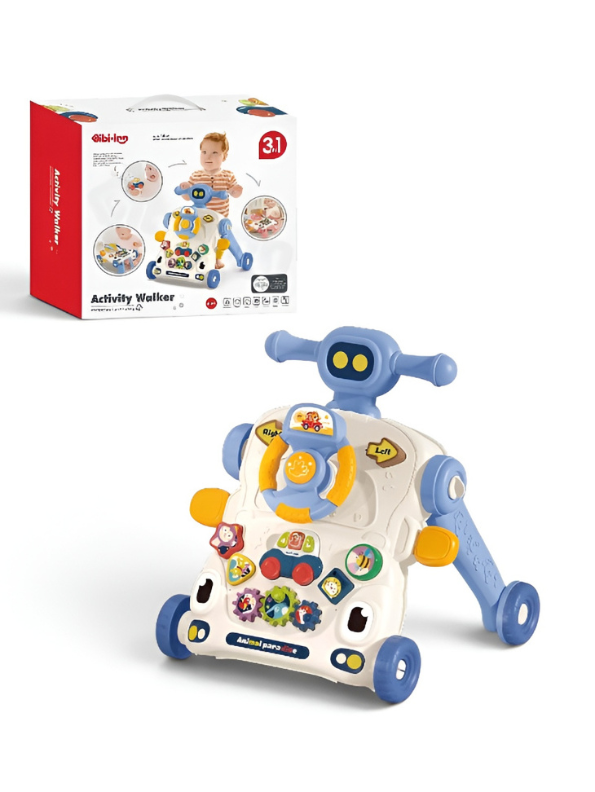 3-in-1 Sit-to-Stand Baby Activity Walker & Interactive Push Toy TV7128
