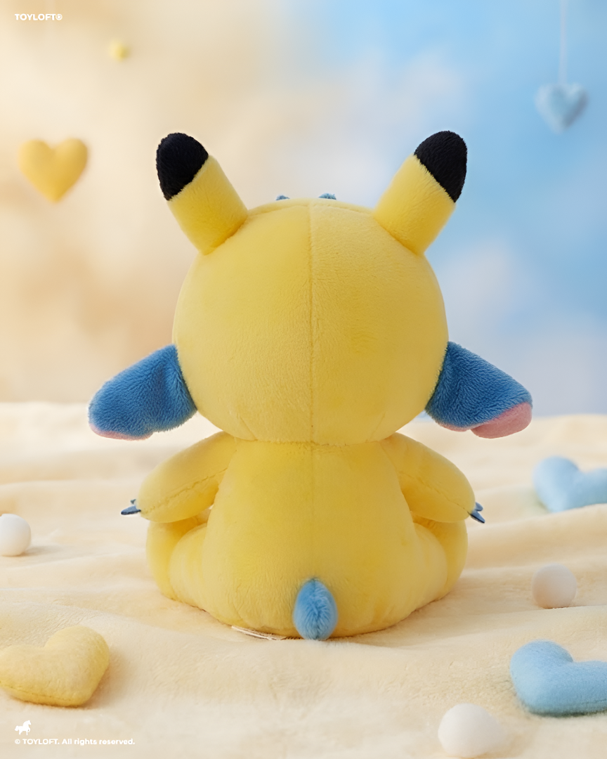 30cm Stitch in Pikachu Onesie Plush Toy – Soft Crossover Anime Stuffed Animal for Kids & Collectors ST15562