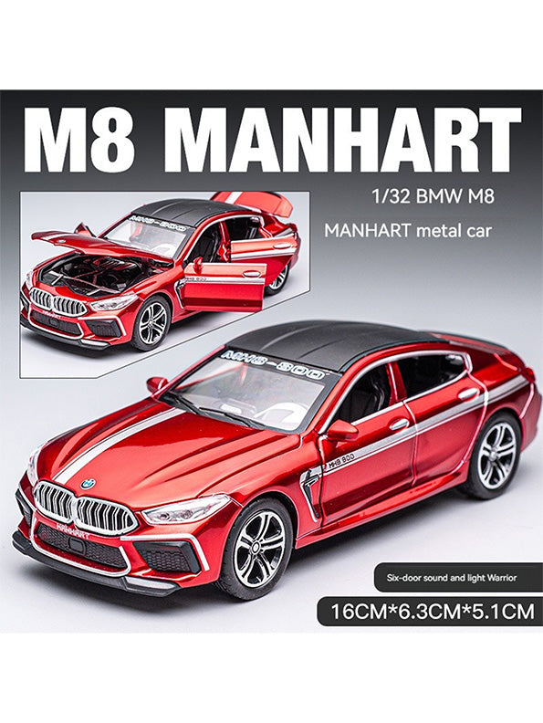 BMW M8 MH8 800 Model Diecast Car 1:24 Scale - Red (TV-S-24) - Toyloft