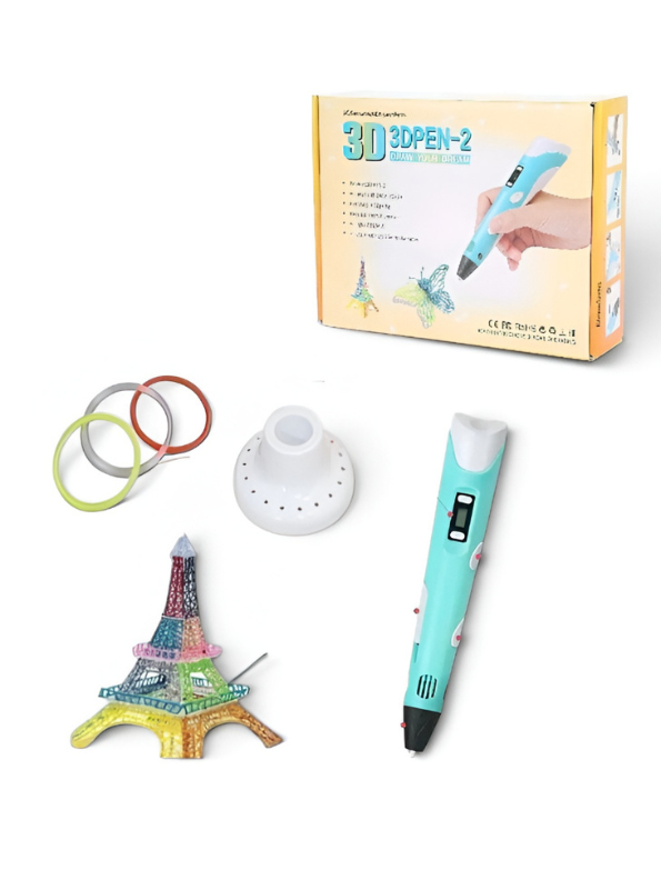3D PEN-2 Intelligent 3D Printing Pen for Arts, Crafts & 3D Modeling TV7106