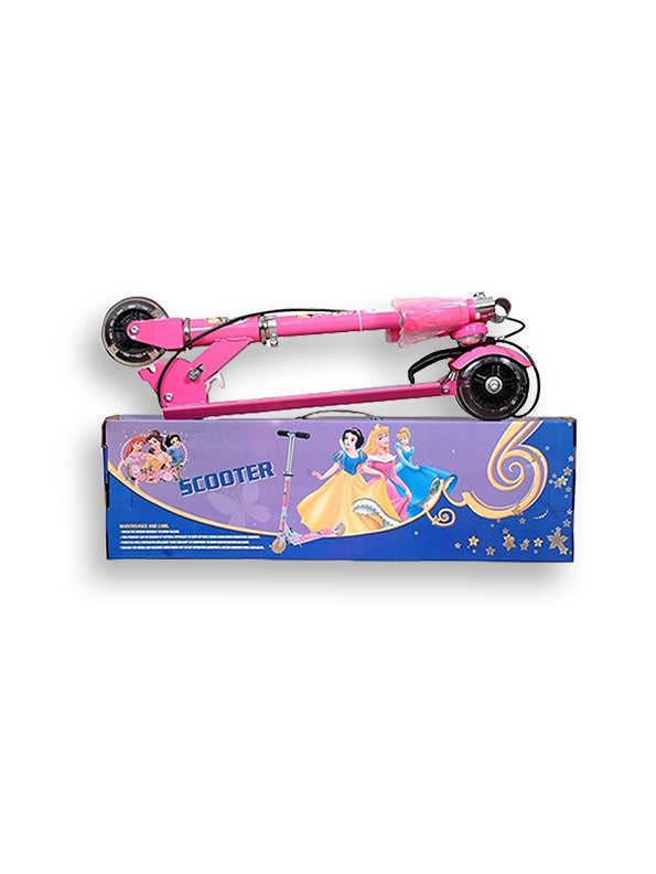 3 Wheel Skating Scooter with Hand Brake and Bell for Kids (L-2) - Safe Riding - Toyloft