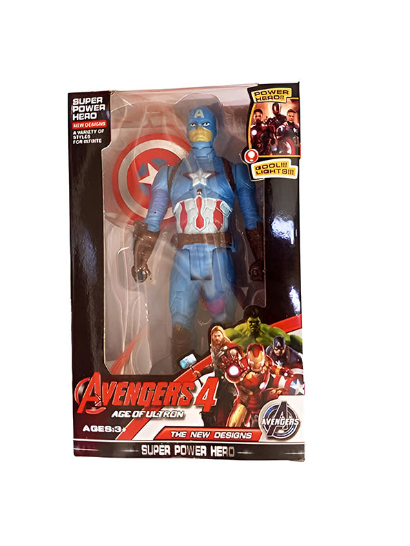 Captain America Action Figure Toy for Kids - Heroic Playtime Fun | MD-O-24 - Toyloft