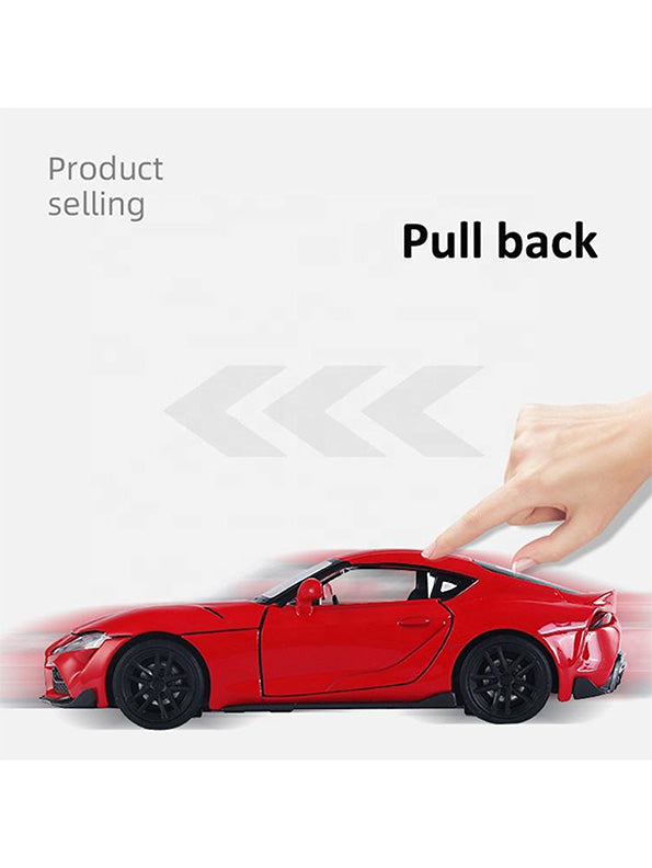 Toyota Supra Metal Model Diecast Car - Scale 1:36 - Pack Of 3 (MS-S-24) - Toyloft