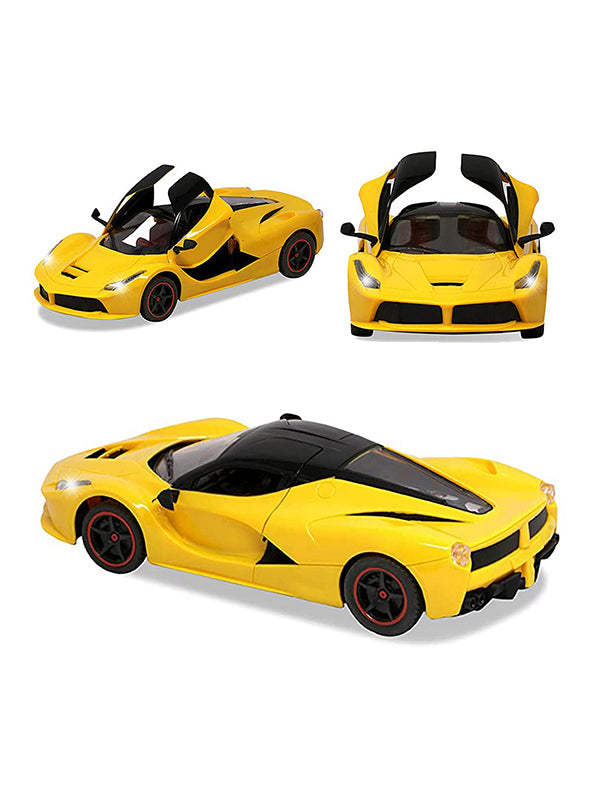 Remote Control Sports Racing Car - Yellow (L-94) - Toyloft