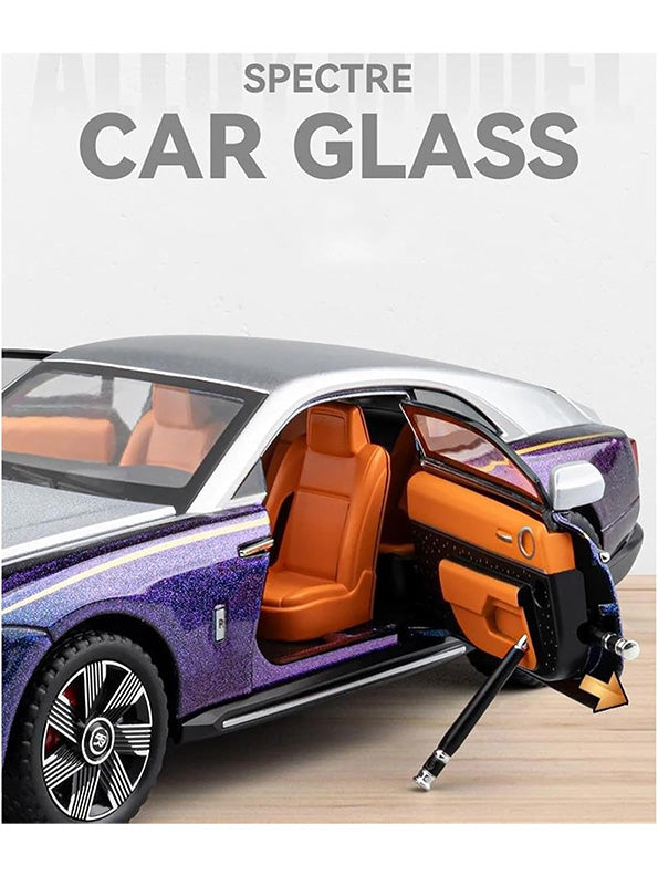 Rolls Royce Ghost Coupe Model Diecast Car Scale 1:24-Purple (TM-AG-24) - Toyloft