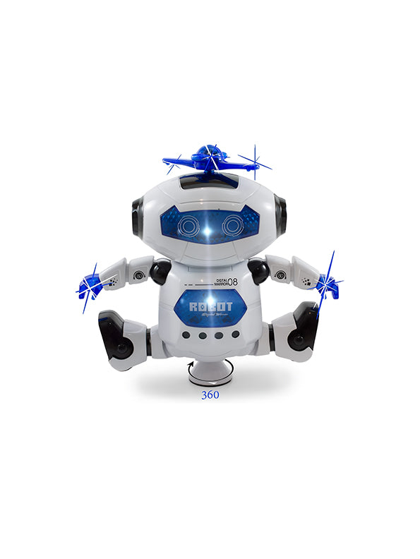 Robot 360 Degree Dancing With 3D Lights & Music (MS-M-62) - Toyloft