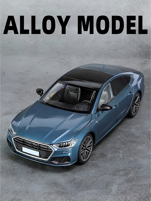 Audi A7 1:24 Scale Diecast Metal Model Car – Blue (MD-N-24)