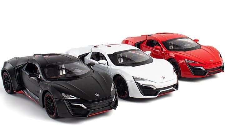 W Motors Lykan Hyper-Sport Speed Racing Car Openable Doors Model Car Metal Diecast Car - Size - Toyloft