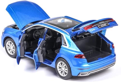 Audi Q8 Metal Road Racing Car Openable Doors Diecast Car - Medium Size - Toyloft