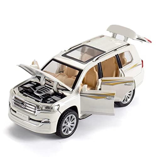 Toyota Land Cruiser Metal Diecast Model Car Toy Openable Doors - Big Size - Toyloft