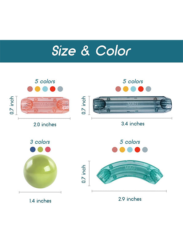 42-Piece Magnetic Building Sticks & Blocks Toy For Kids | MD-N-24