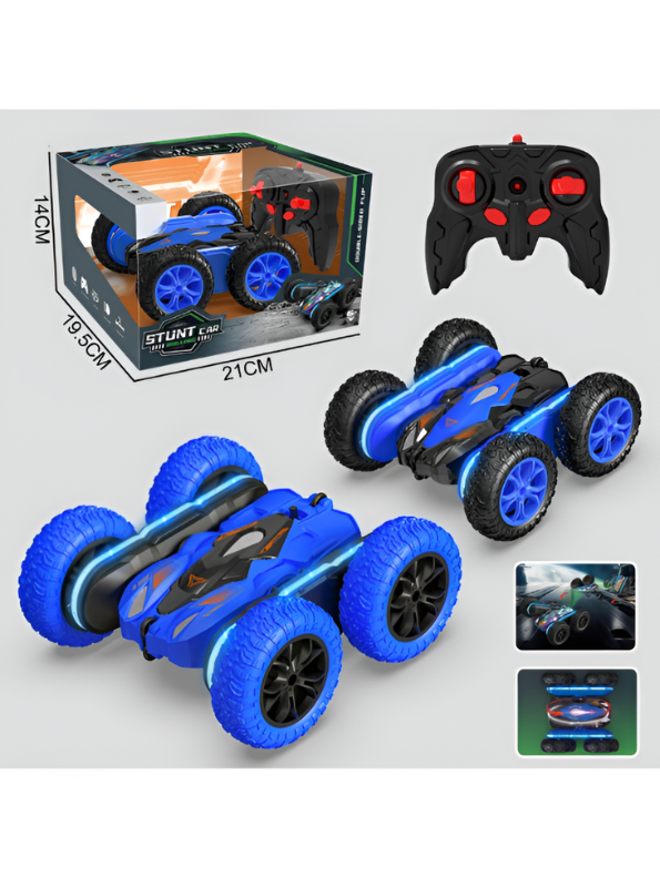 4WD Remote Control Stunt Car for Kids, 360° Rotating Double-Sided RC Crawler TV6694.