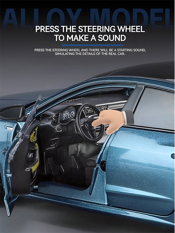 Audi A7 1:24 Scale Diecast Metal Model Car – Blue (MD-N-24)