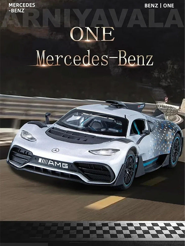 Mercedes-AMG One Model Metal Diecast Car Scale 1:24 - Grey (TV-S-24) - Toyloft