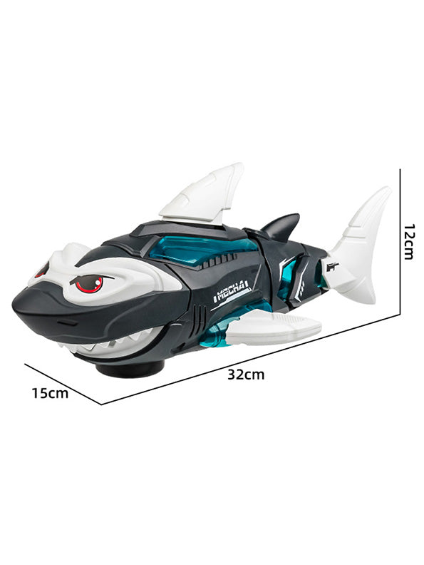 Futuristic Shark Toy For Kids - Music & Lights - Moving Fin & Tail - Toyloft